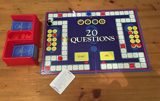 20 questions game board